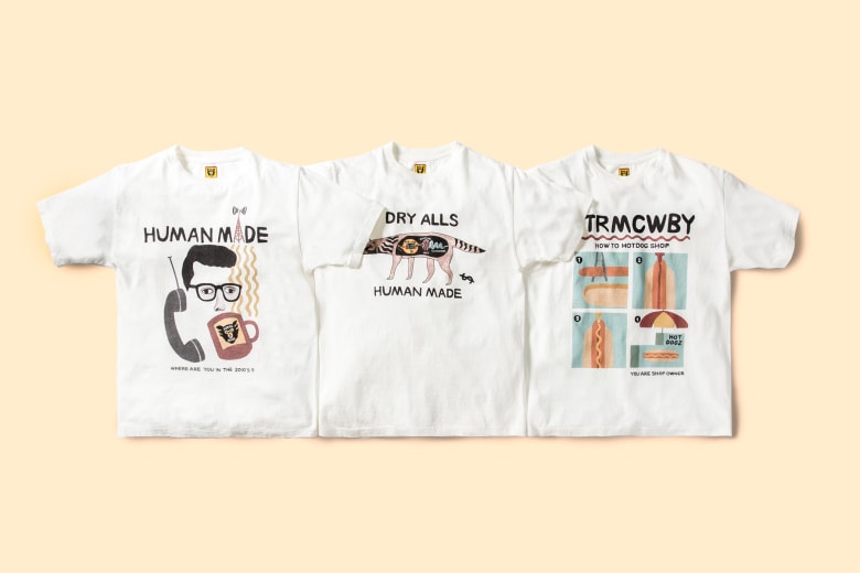 HUMAN MADE の独創的なグラフィックTシャツ