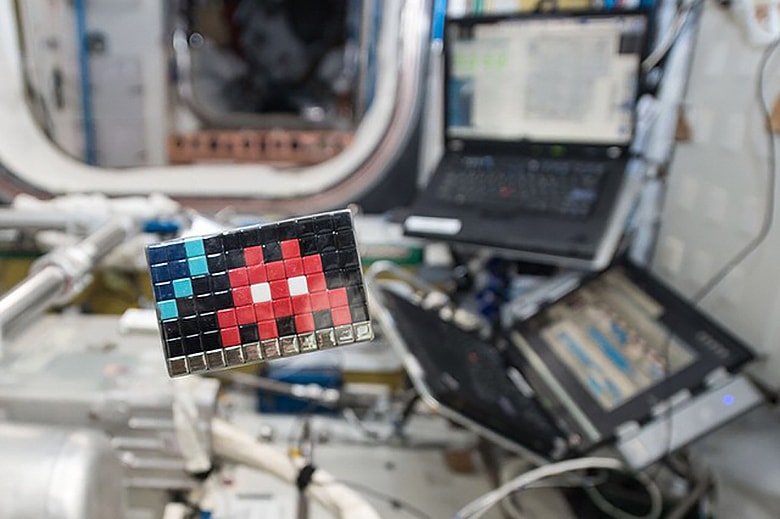 日本でもお馴染みの Invader が宇宙空間へ到達