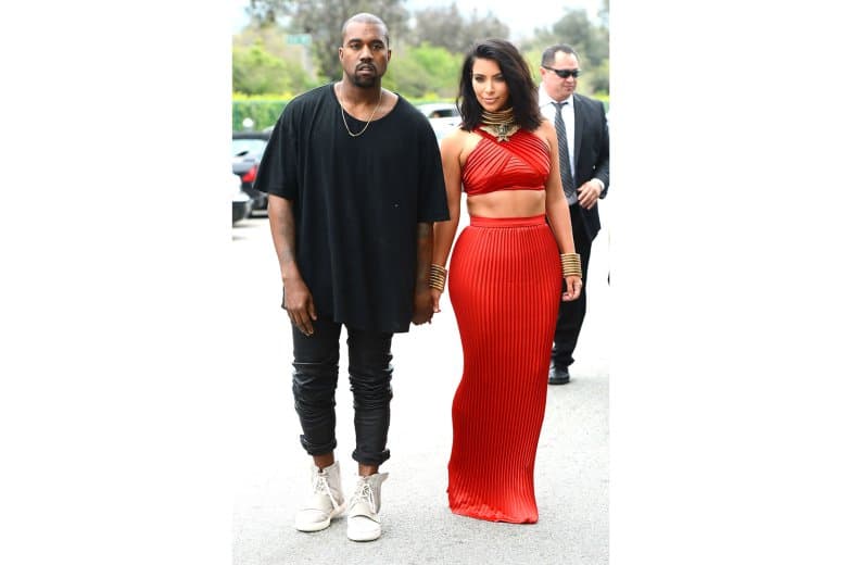 Kanye West が公の場に adidas Yeezy 750 Boost を着用して登場