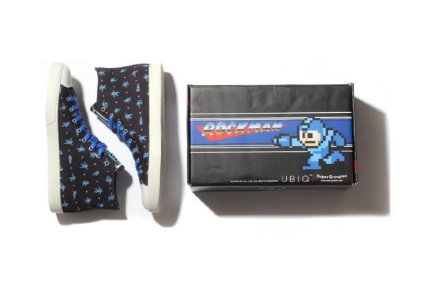 ROCKMAN x UBIQ ユニークなコラボスニーカー