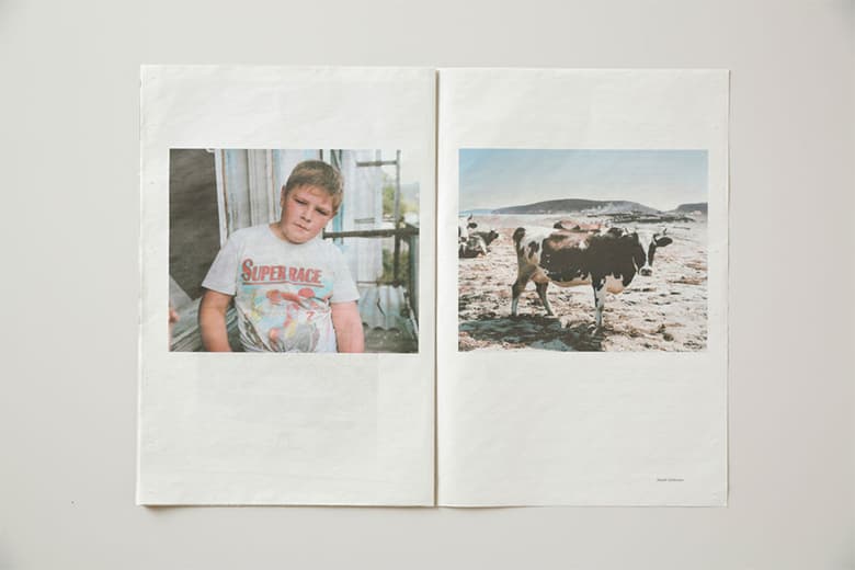 エキシビション“ここより北へ”を収録したタブロイド紙『１』