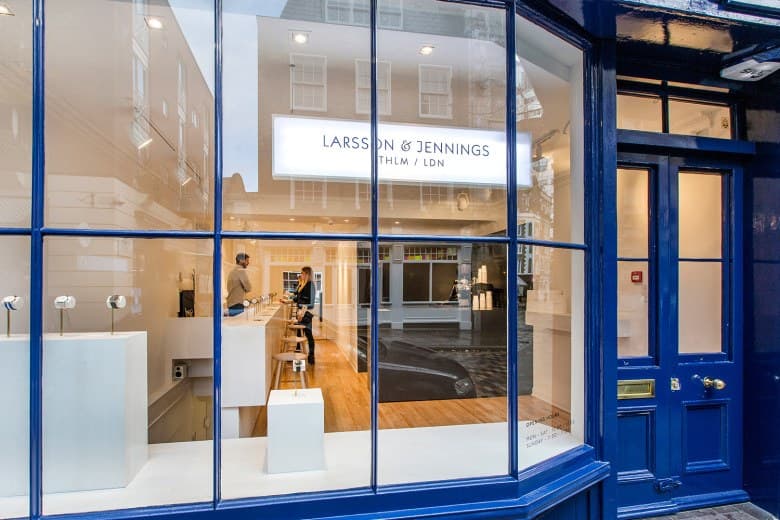 Larsson & Jennings がロンドン初の路面店をオープン