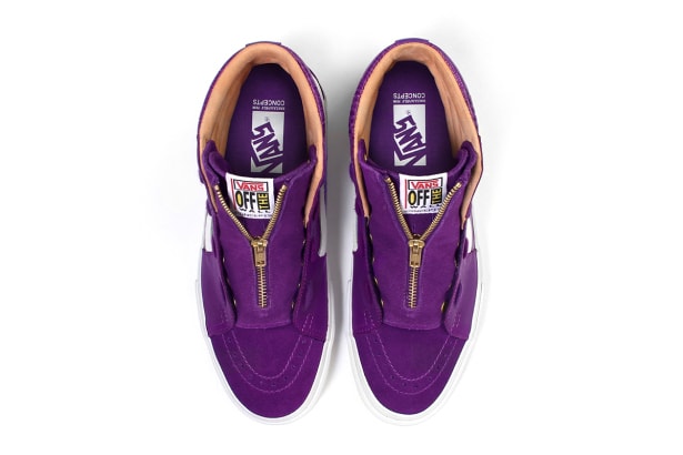 ラグジュアリーな装いの Concepts x Vans Syndicate Sk8-Hi