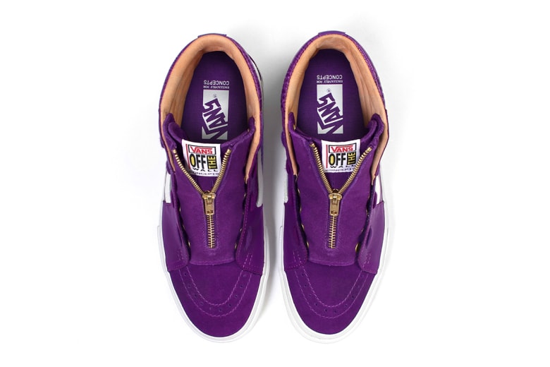 ラグジュアリーな装いの Concepts x Vans Syndicate Sk8-Hi