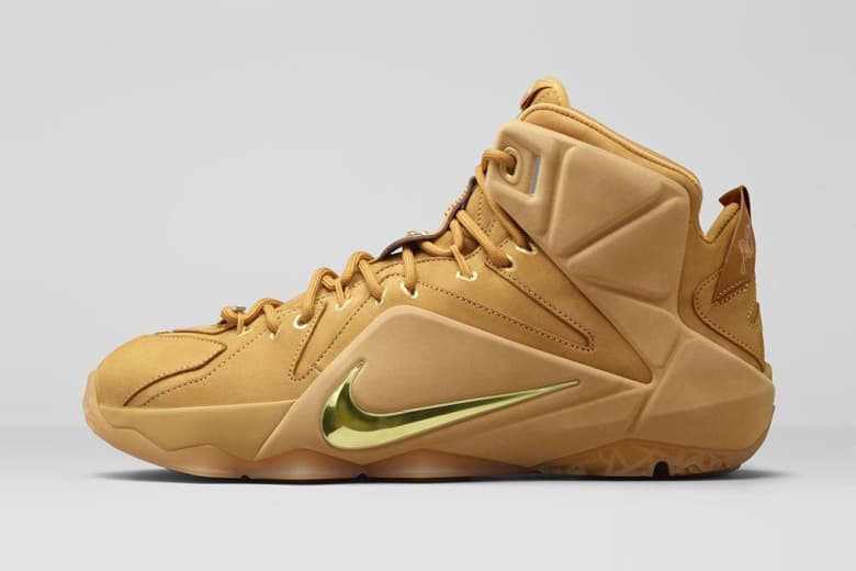 タウンユースでも映えるデザイン&カラーの Nike LeBron 12 EXT “Wheat”