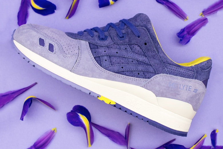 アイリスの花をモチーフにした size? x ASICS GEL-Lyte III “Iris”