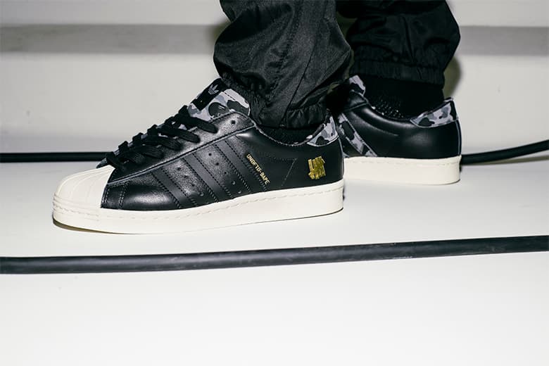 A BATHING APE® x UNDEFEATED x adidas SUPERSTAR 80v