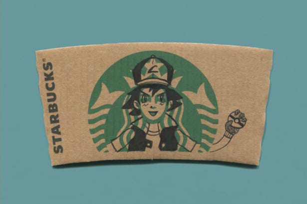 sleevebucks: Starbucks のマーメイドがアニメキャラクターに？