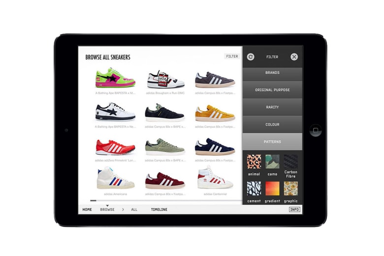 スニーカーコレクター向けのアプリ “Sneakers: The Complete App”