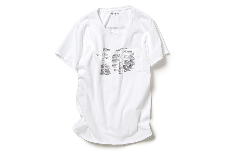 vendor NAKAMEGURO リニューアルを記念した nonnative の別注Tシャツ