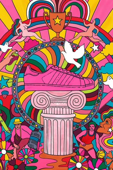 オーストラリアのアーティストによる“Supercolor”のアートピース