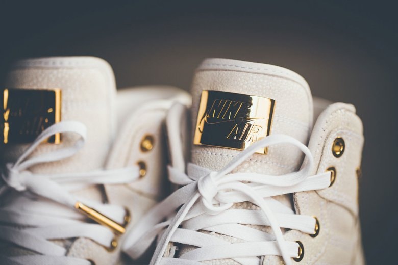 ゴールドをアクセントにした新作 Air Jordan 1 “Pinnacle” 
