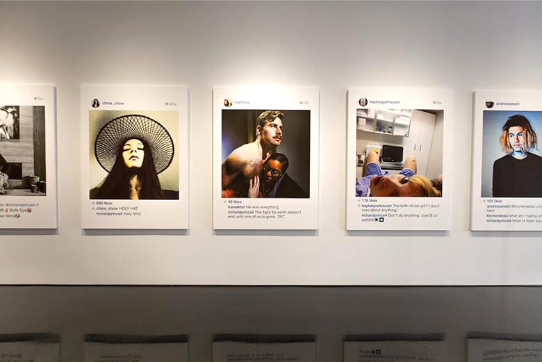 他人の Instagram をプリントした Richard Prince の作品が10万ドルで落札