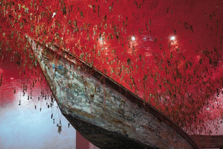 塩田千春 “掌の鍵” @第56回ヴェネチア・ビエンナーレ国際美術展