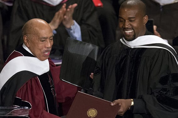 名誉博士号を授与された Kanye West のスピーチ