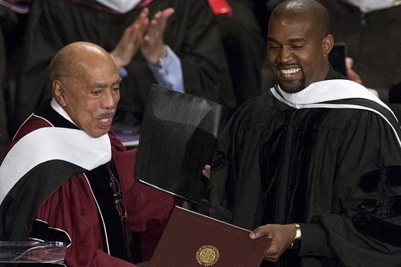 名誉博士号を授与された Kanye West のスピーチ