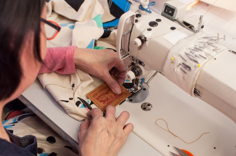 Ornamental Conifer x Levi's Eureka Lab 2015 カプセルコレクションの作業工程にフォーカス