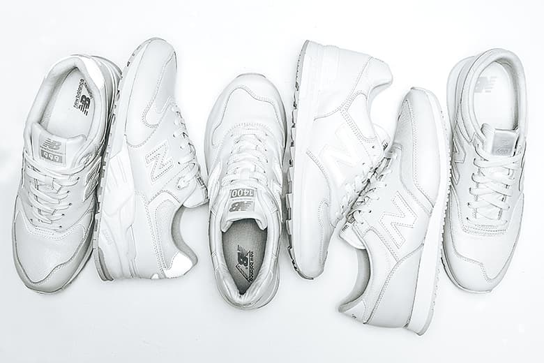 New Balance オールホワイトの “WHITE INSTINCT” コレクション