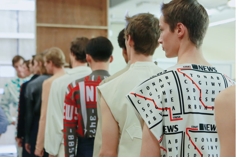 London Collections Men 2016 Spring/Summer バックステージ