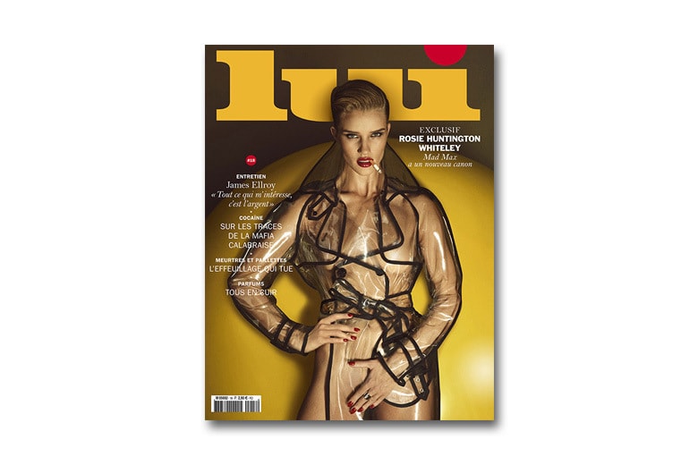 Rosie Huntington-Whiteley が『Lui Magazine』のカバーに登場