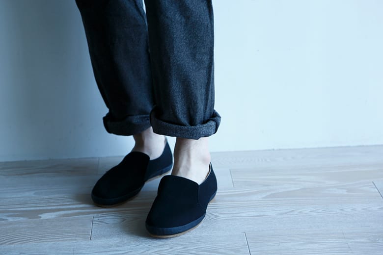 STUSSY Livin' GENERAL STORE Elastic Slip-On Shoes by MOON STAR