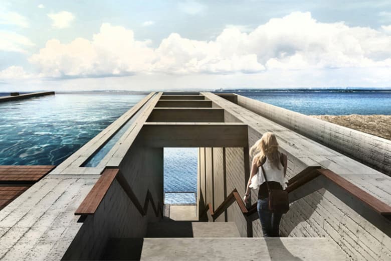 OPA が提案するエーゲ海沿いの崖に佇むブルターレ邸 