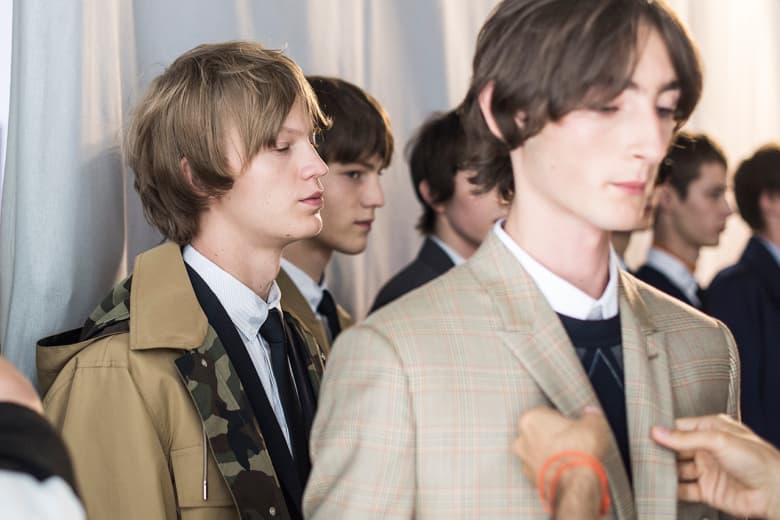 2016年サマーコレクション Dior Homme のバックステージ
