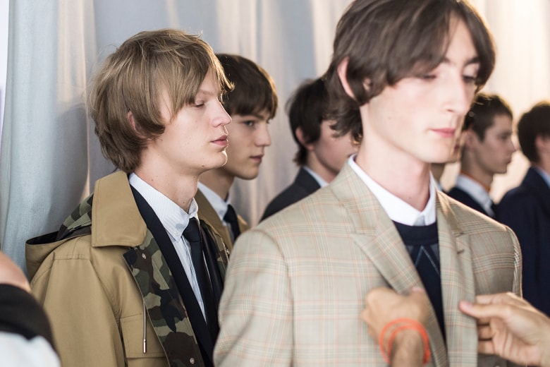 2016年サマーコレクション Dior Homme のバックステージ