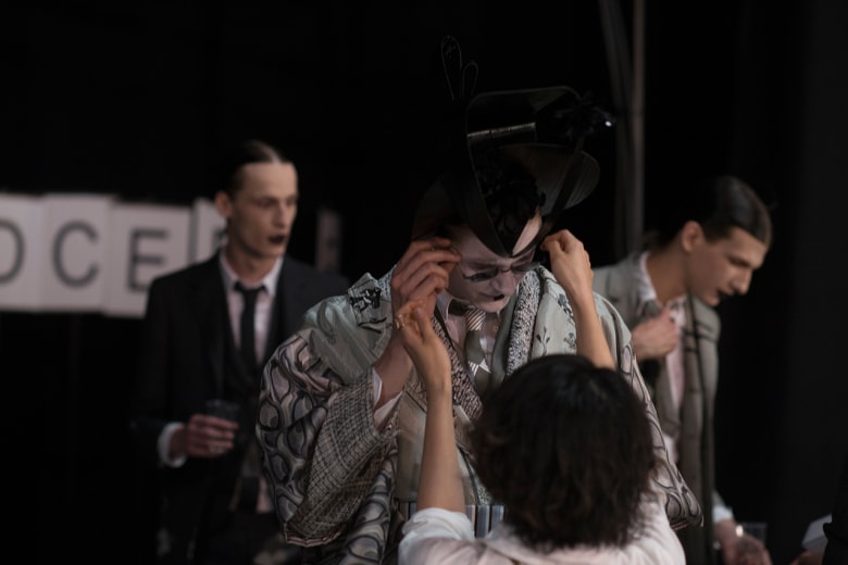2016年春夏コレクション Thom Browne のバックステージ