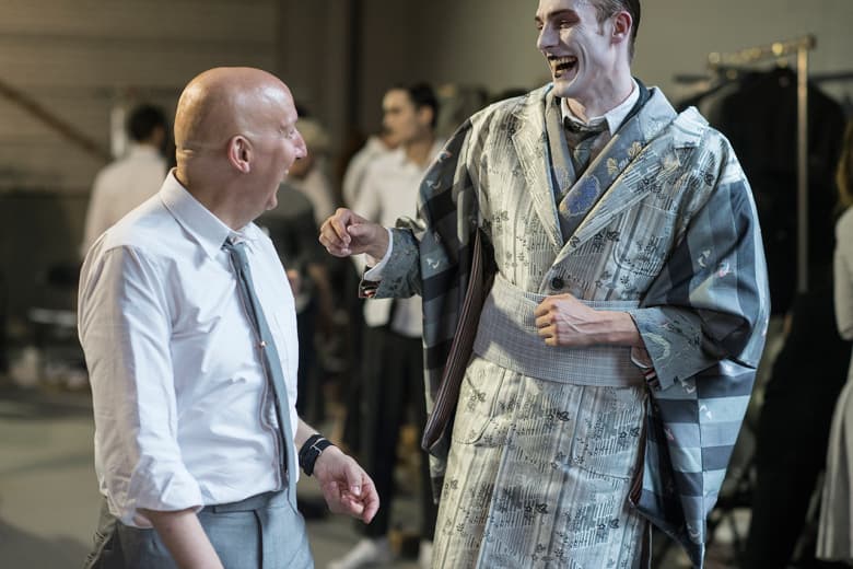 2016年春夏コレクション Thom Browne のバックステージ