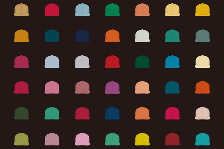 コラボレーションキャップを展示する “myKaneZ Cap 展”