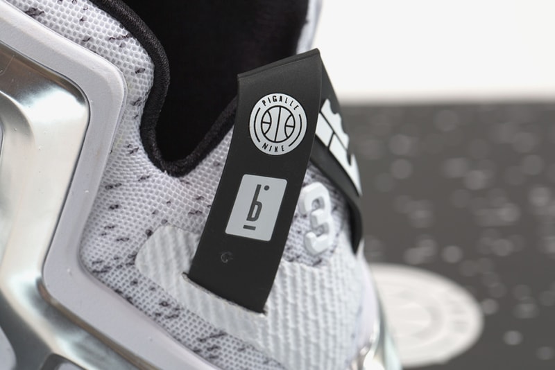 Pigalle x Nike LeBron 12 Elite にクローズアップ