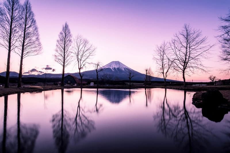 情緒ある写真に描かれた、静かな日本の風景