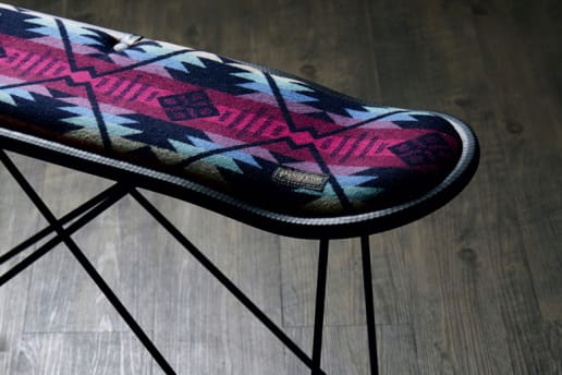 MADE BY SEVEN-Reuse- x Pendleton スケートデッキスツール