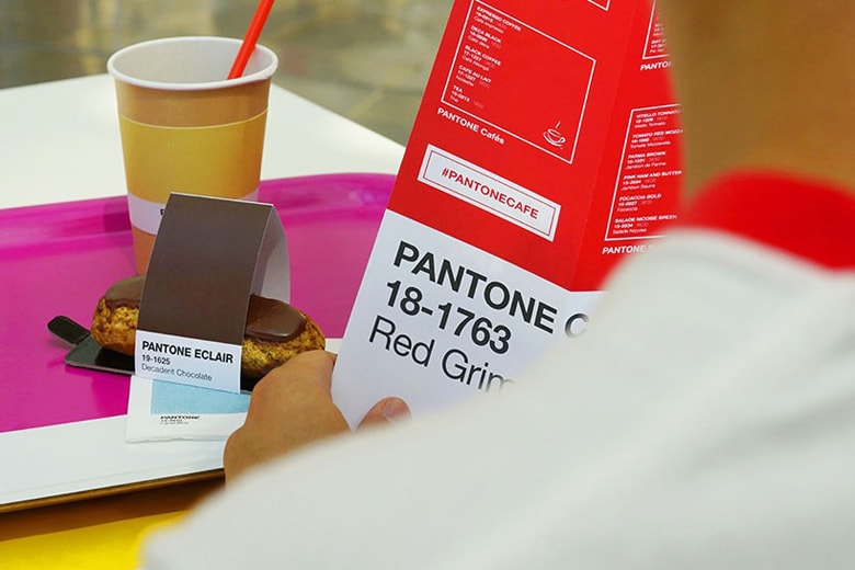 Pantone のポップアップカフェがモナコにオープン
