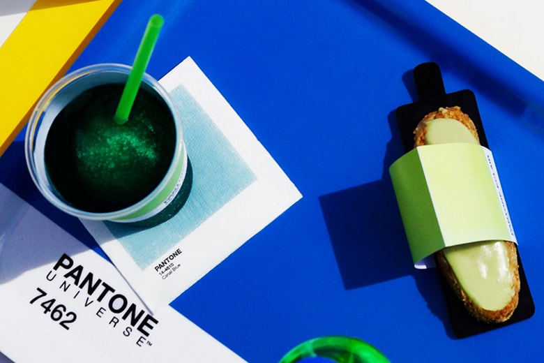 Pantone のポップアップカフェがモナコにオープン