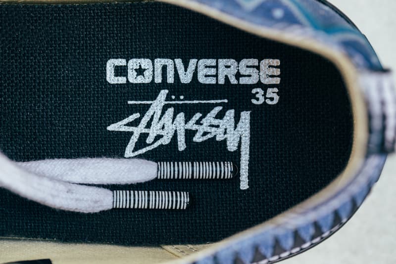 Stussy x Converse Chuck Taylor All Star '70 “Stussy 35” コレクションにクローズアップ