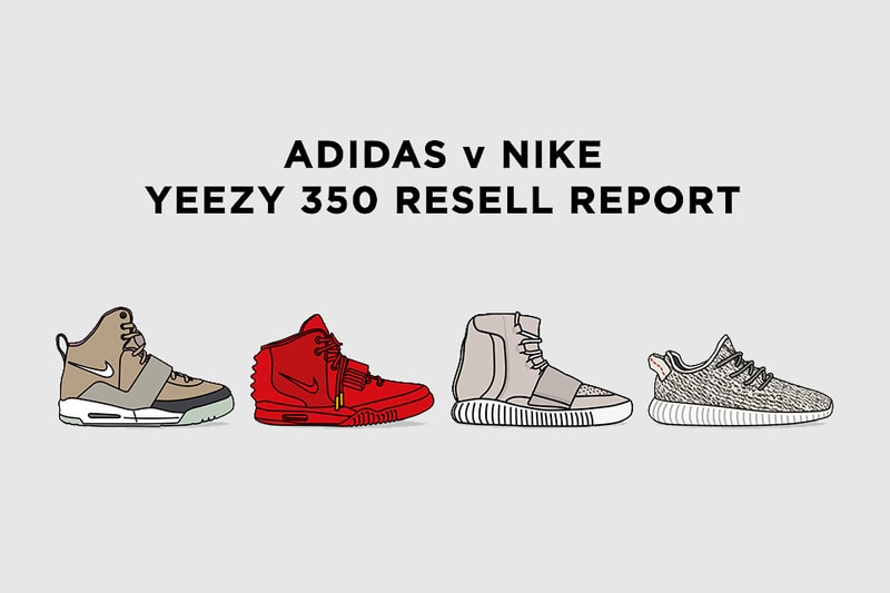 Kanye West がリリースした全スニーカーの転売価格を比較