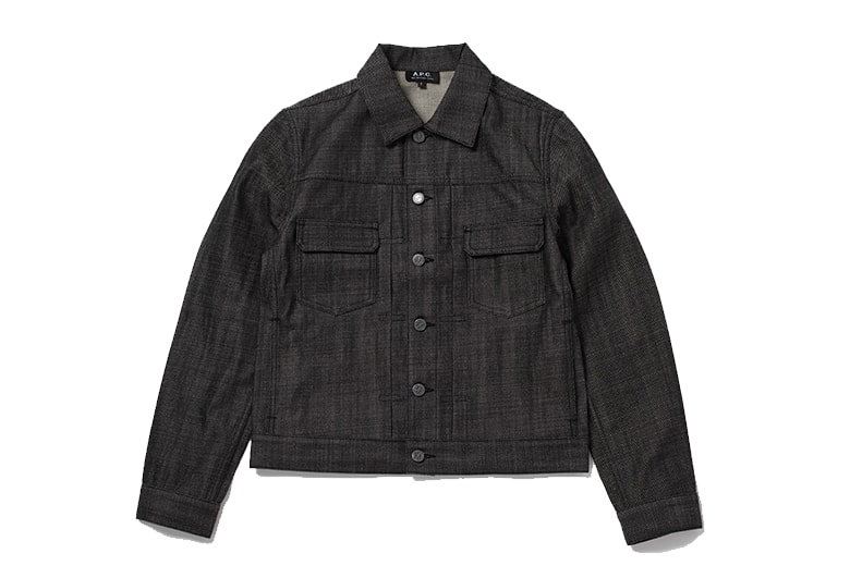 A.P.C. x the POOL aoyama ブラックデニムのセットアップ