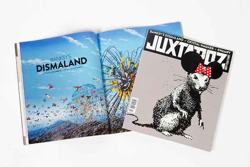 Banksy の  “Dismaland” を特集した『Juxtapoz』最新号