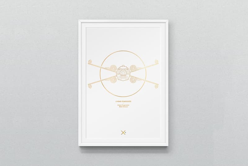 Dean Robert Smith が描いた Star Wars スペースシップポスター