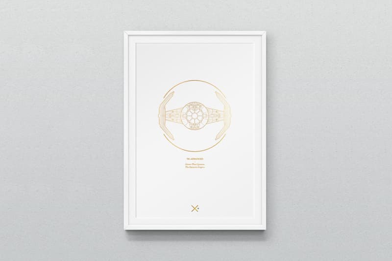 Dean Robert Smith が描いた Star Wars スペースシップポスター