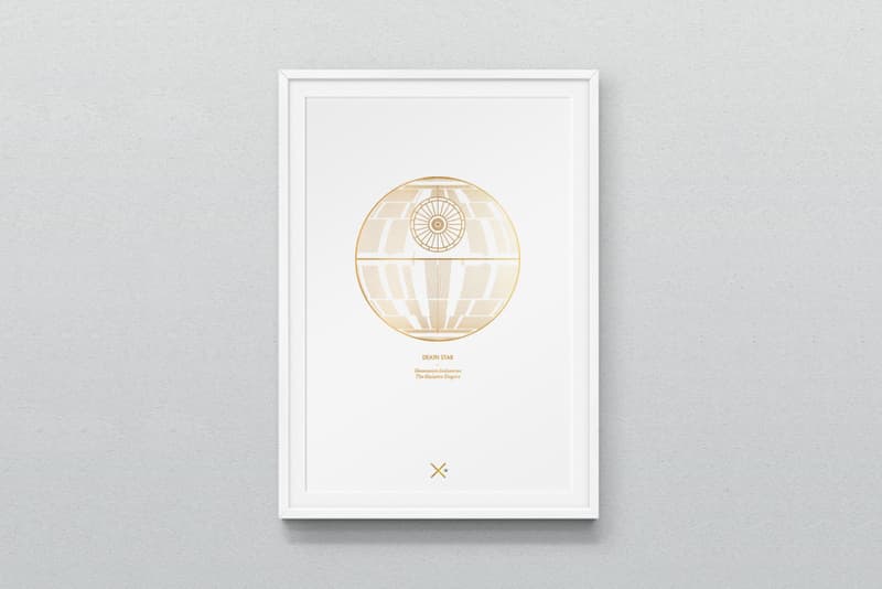 Dean Robert Smith が描いた Star Wars スペースシップポスター