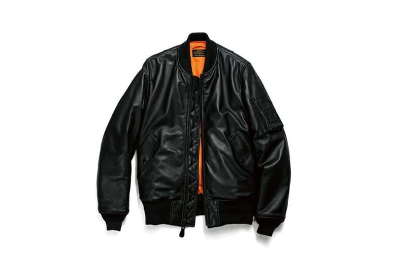 uniform experiment x Alpha 2015 Fall/Winter レザーMA-1