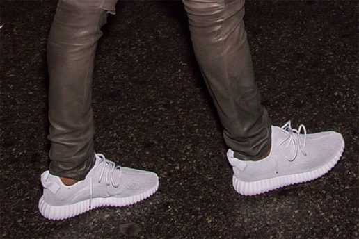 Kanye West が Yeezy Boost 350 “Silver” を着用?