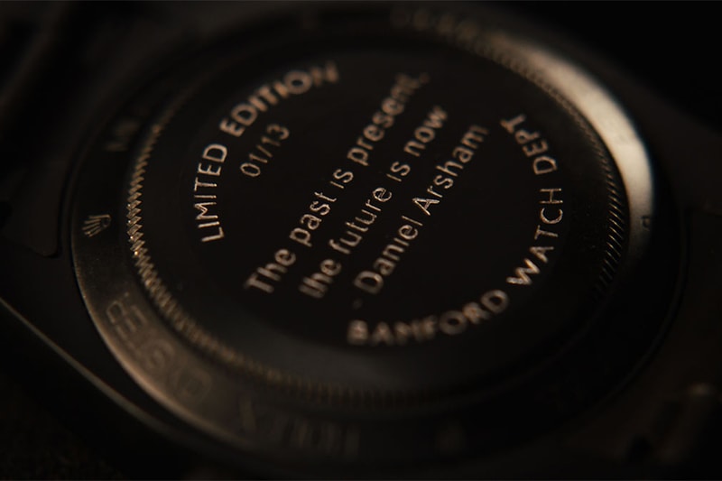 Daniel Arsham x Bamford Watch Department Rolex Milgauss “The Black Moon”