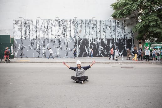 Futura の作品がニューヨーク Houston & Bowery の壁に 