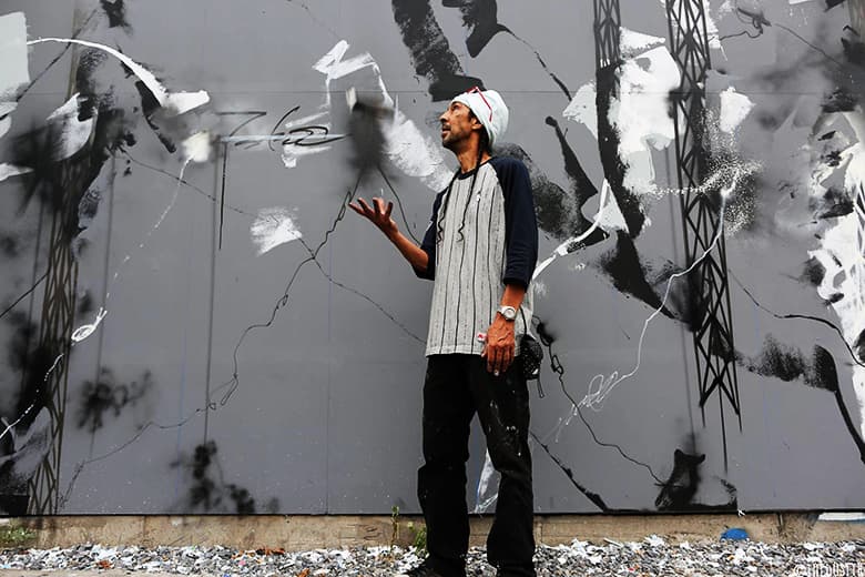 Futura の作品がニューヨーク Houston & Bowery の壁に 