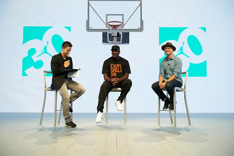 Jordan Brand 30周年を記念し Michael Jordan が来日