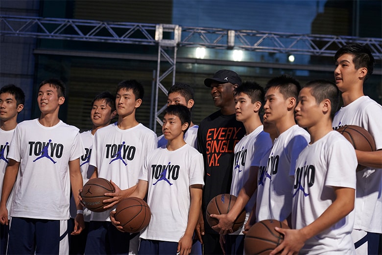 Jordan Brand 30周年を記念し Michael Jordan が来日